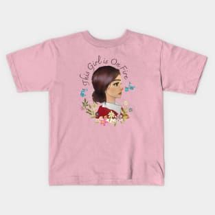 This girl is on fire 🔥 Kids T-Shirt